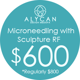 Microneedling With Sculpture RF  $600, Regularly $800